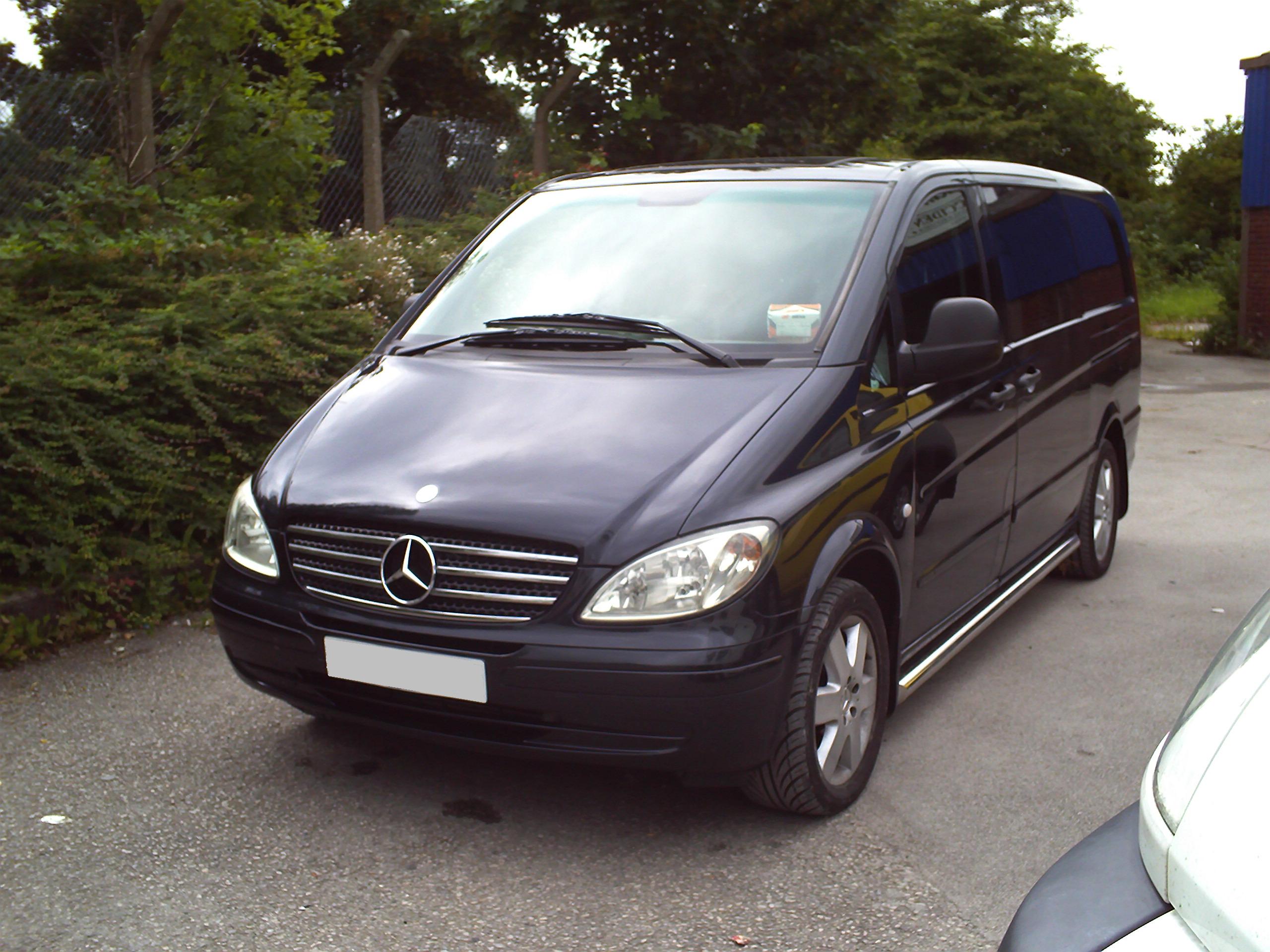 Mercedes Vito van after extremely satisfied customer has picked up their vehicle for collection from our facilities based in Hull